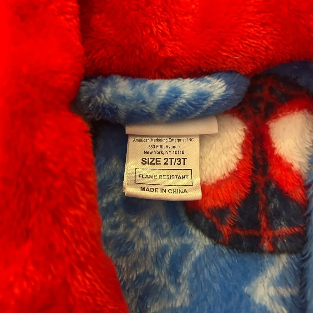Spider-Man Boys 3-Piece Pajama & Robe Lot | 4T Pajamas (Robe 2T–3T)